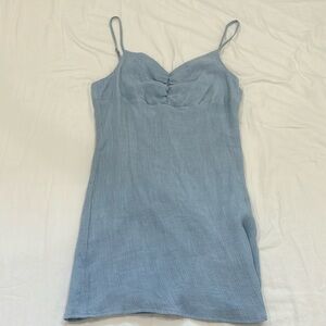 PACSUN BLUE MINI SUN DRESS